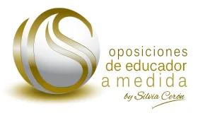 logos oposiciones de educador a medida Logo Oposiciones a educador con texto